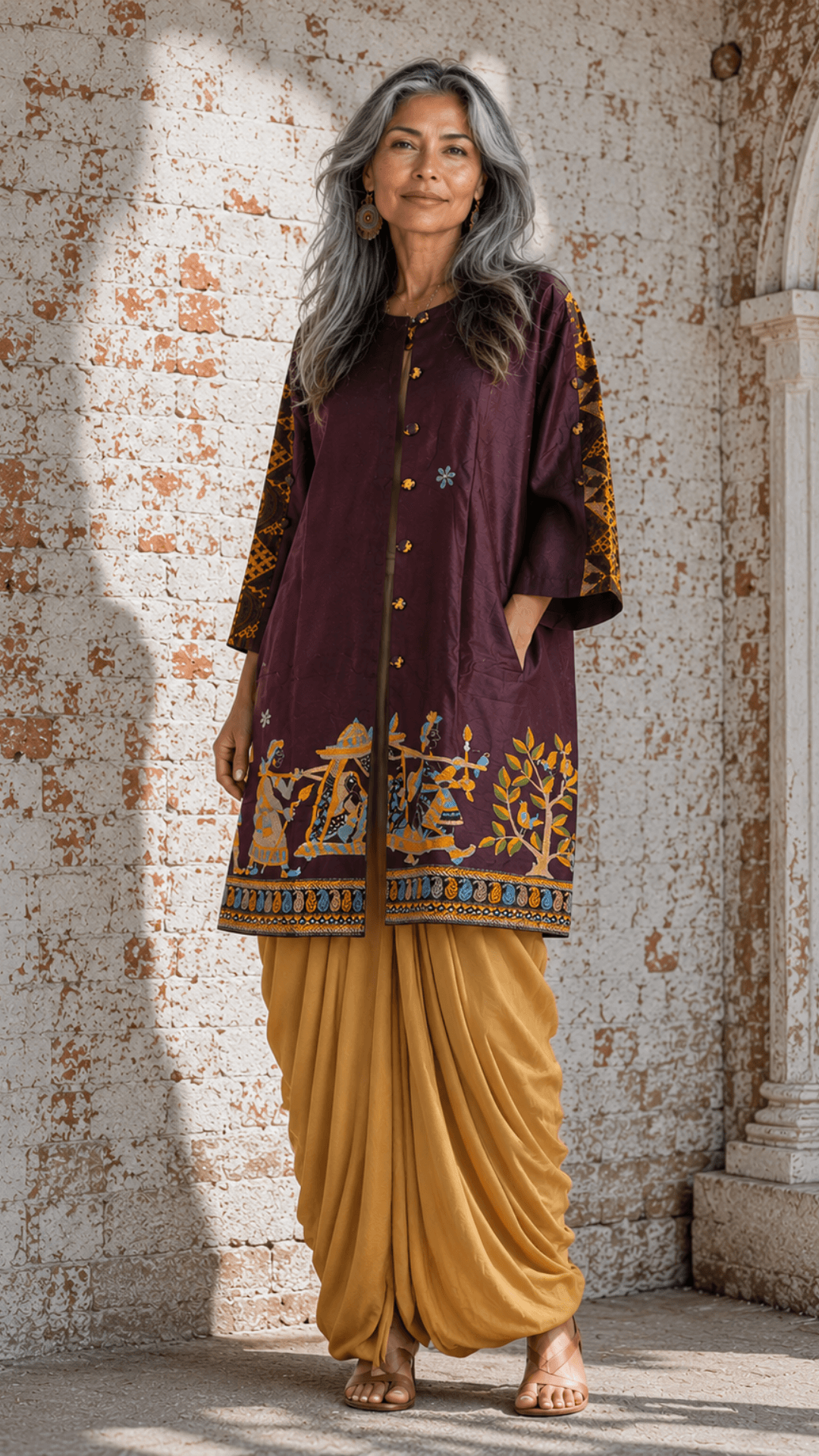 Kantha Embroidered Jacket – Maatir Doli