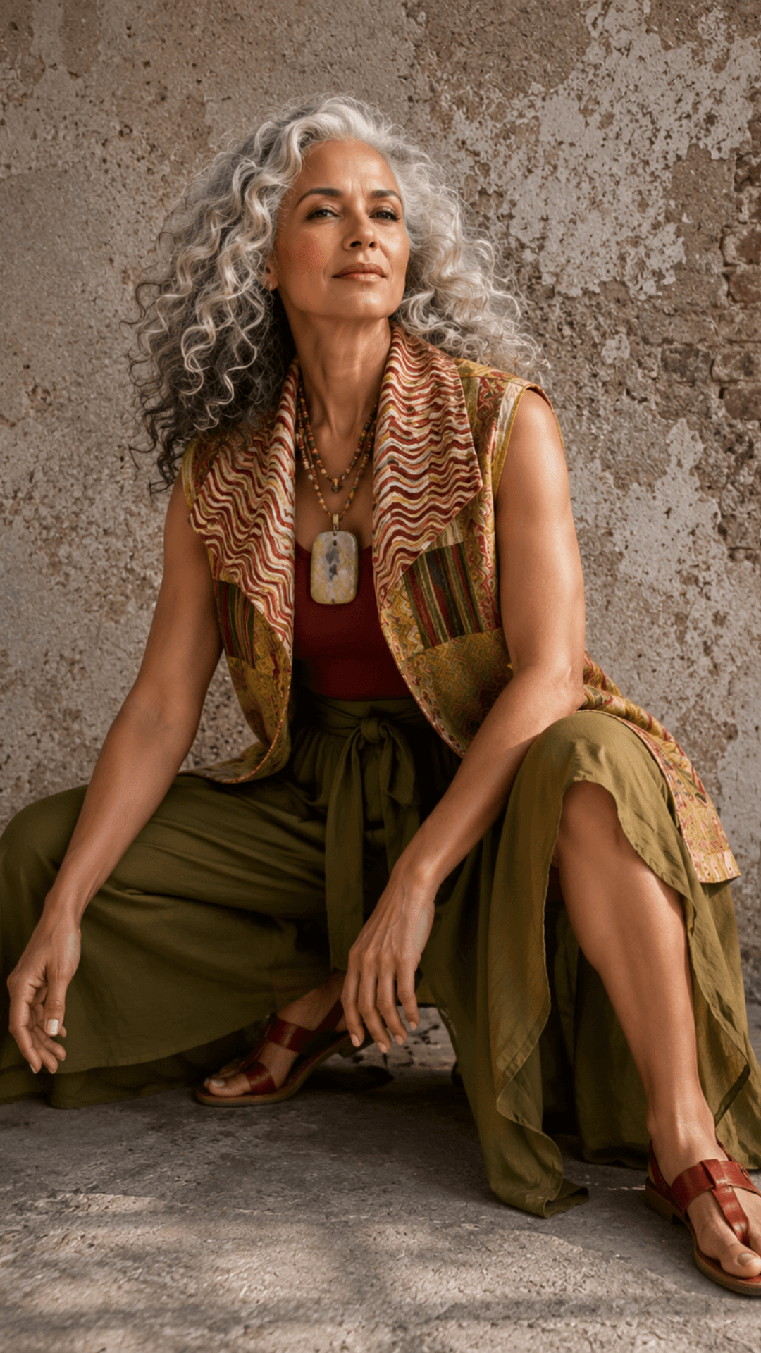 Kantha Embroidered Sleeveless Jacket – The Mitti Mosaic