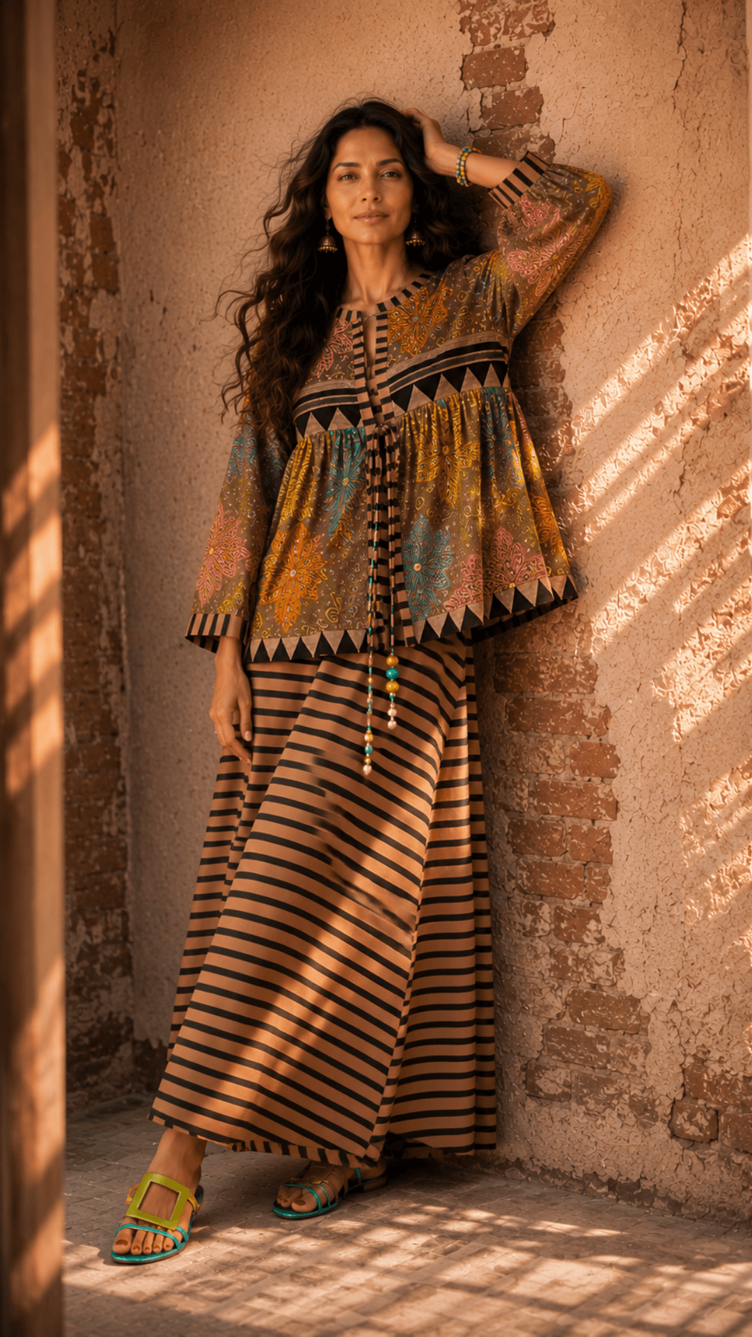 Modern Kantha Dress – The Patta Pravāh