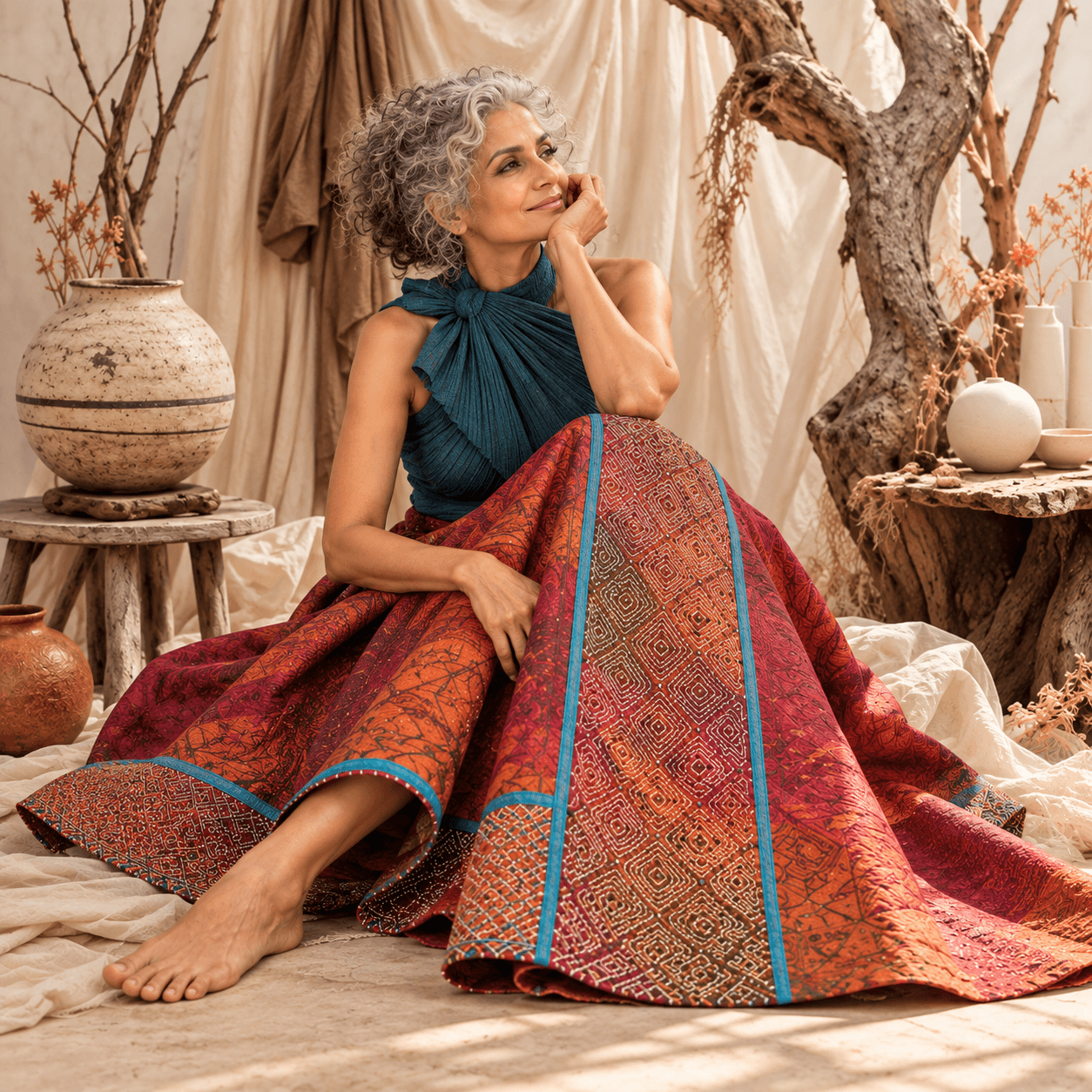 The "Rangon Ki Nautanki" Skirt