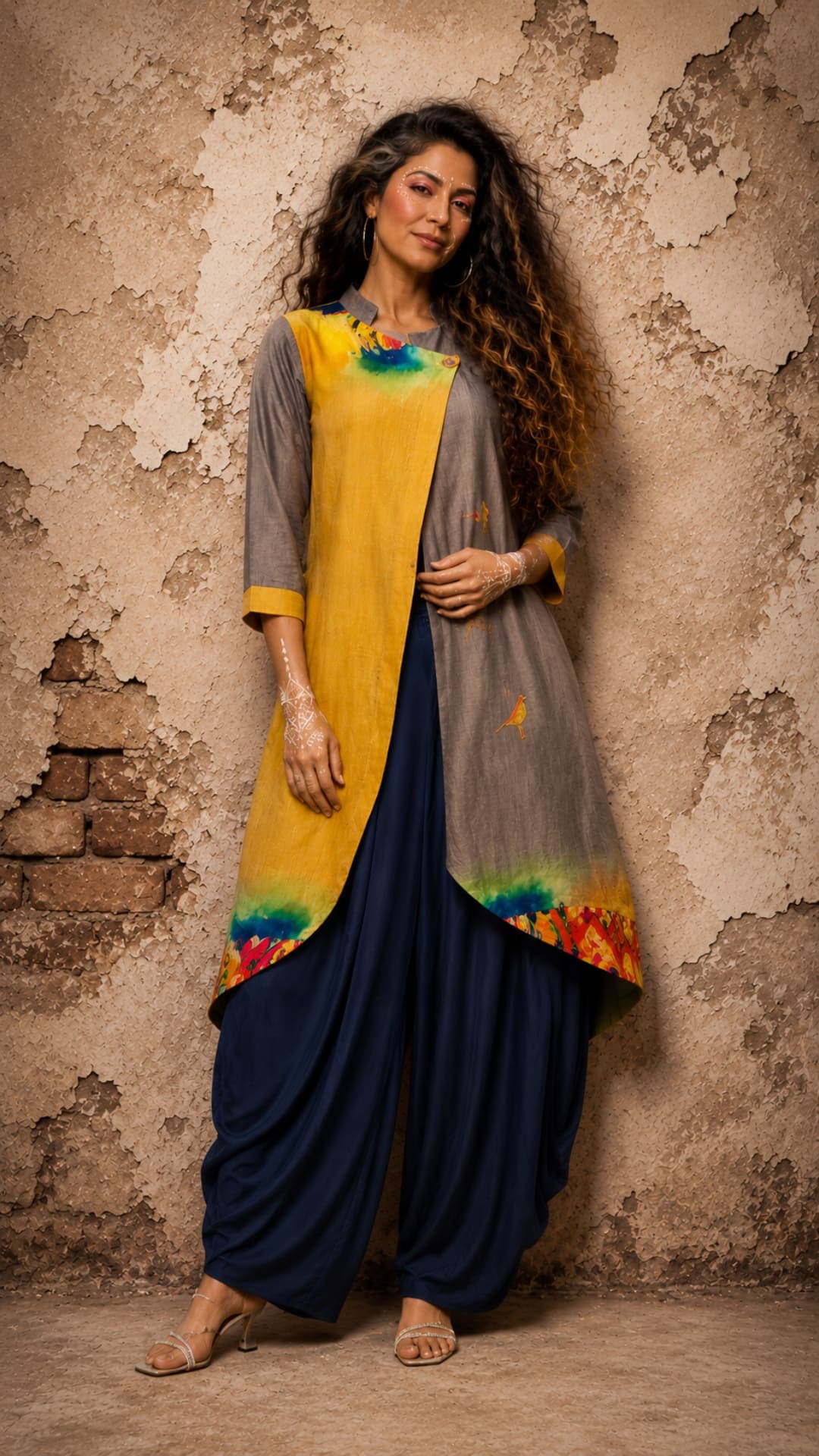 Kantha Embroidered Jacket - Mitti Aur Parinde