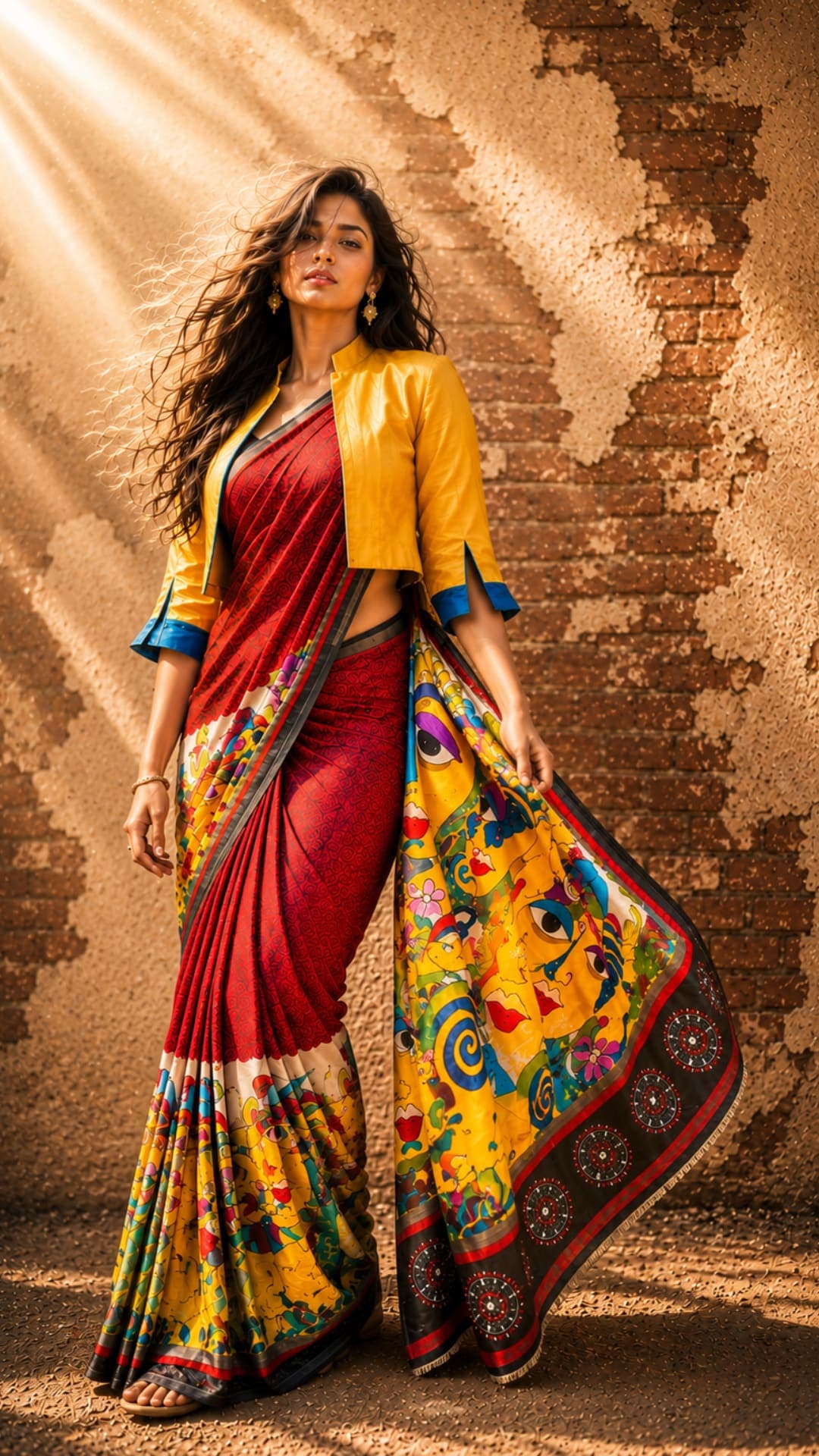 Kantha Embroidery Saree – (Aks-e-Ehsaas)