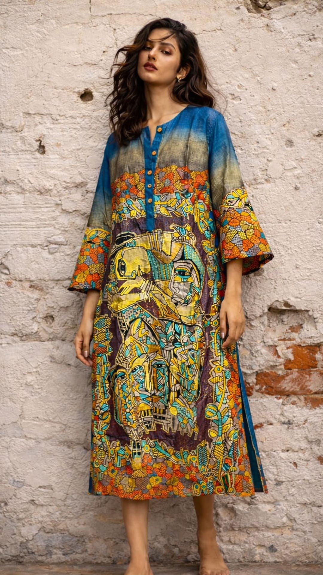 Long Kurta – Guri Kantha Art