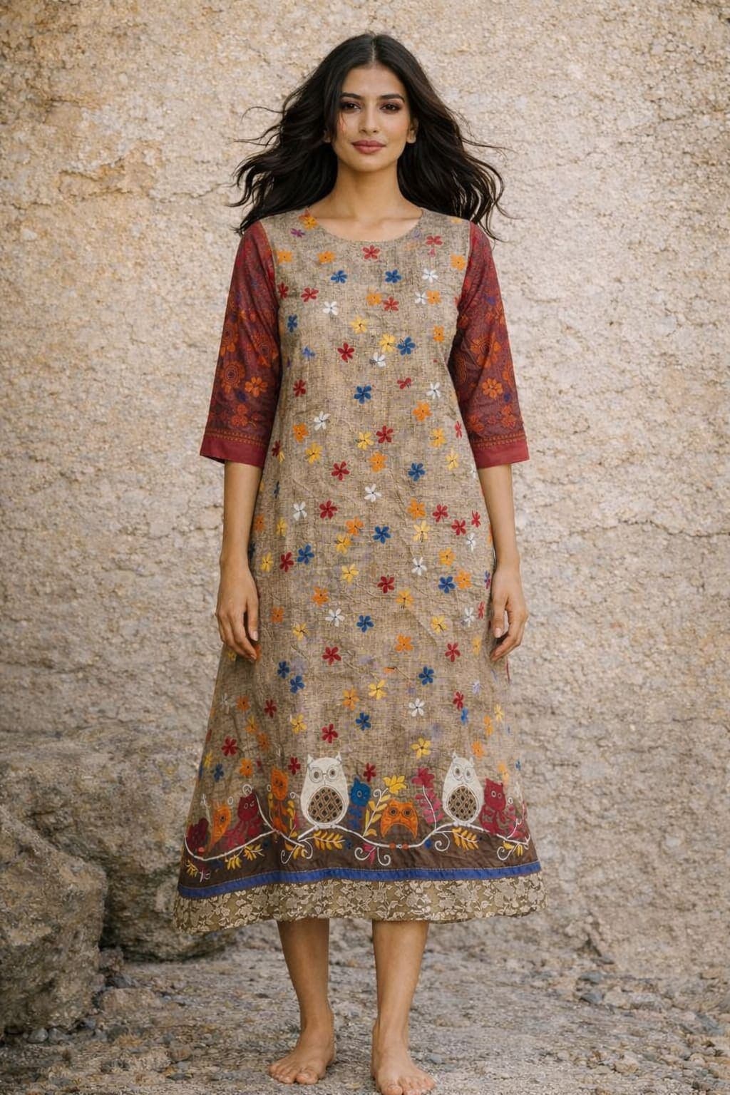 Long Kurta – The Owl Story