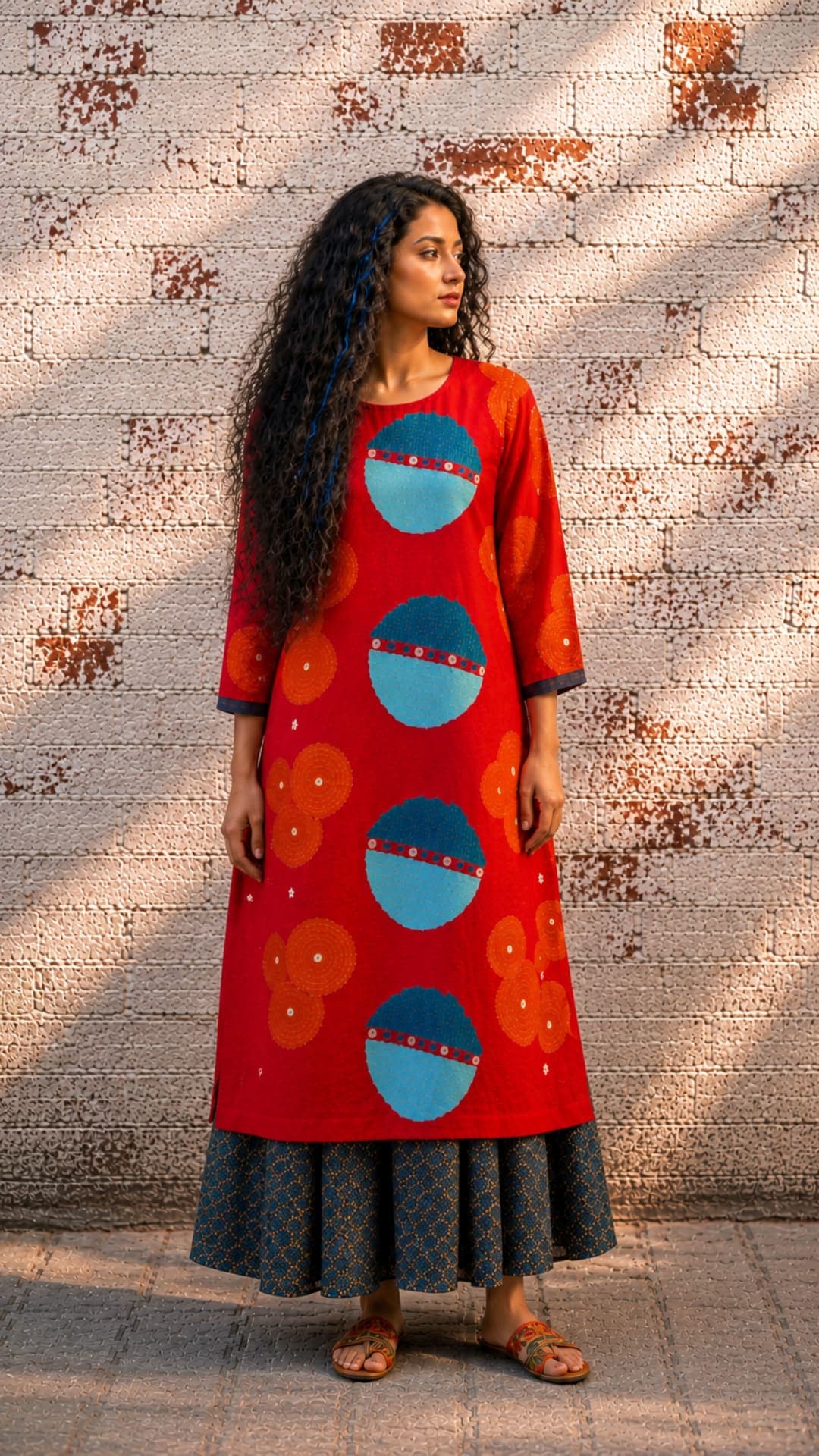 Modern Kantha Dress - Gulnaar Jashn