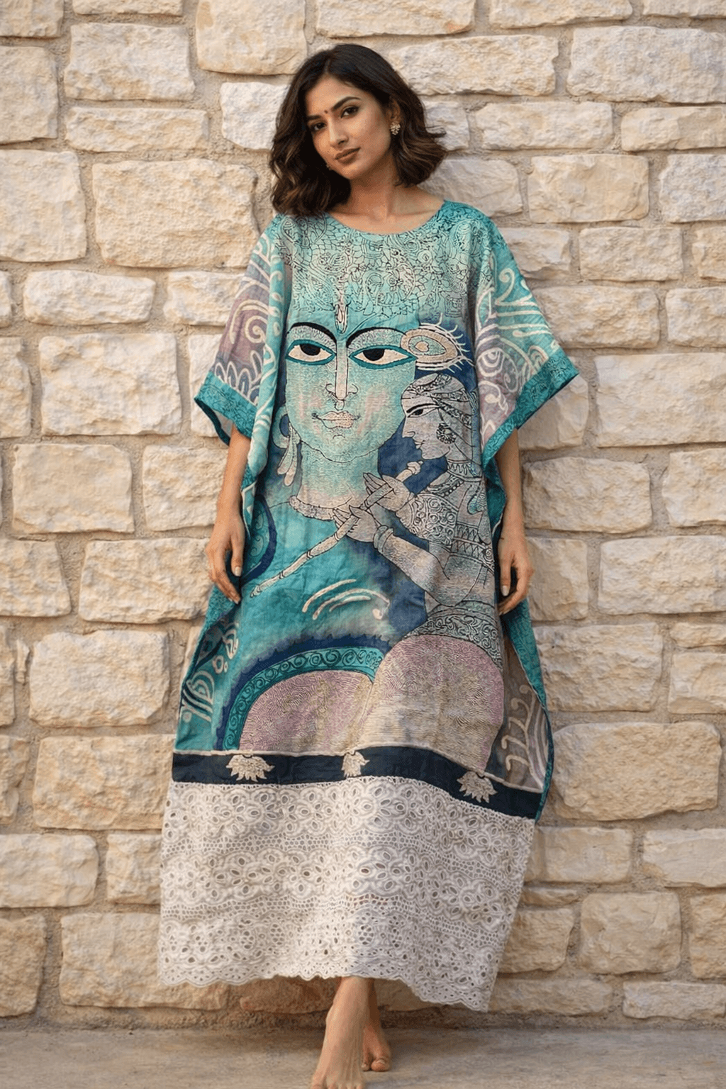 Silk Kaftan for Women – Divine Threads